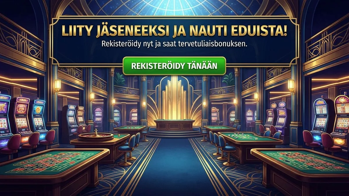Rekisteröidy bonuksella